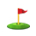 emoji golf flag